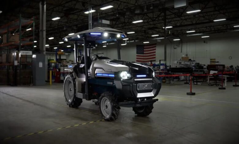 intelligent electric tractor