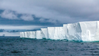 collapse of glaciers