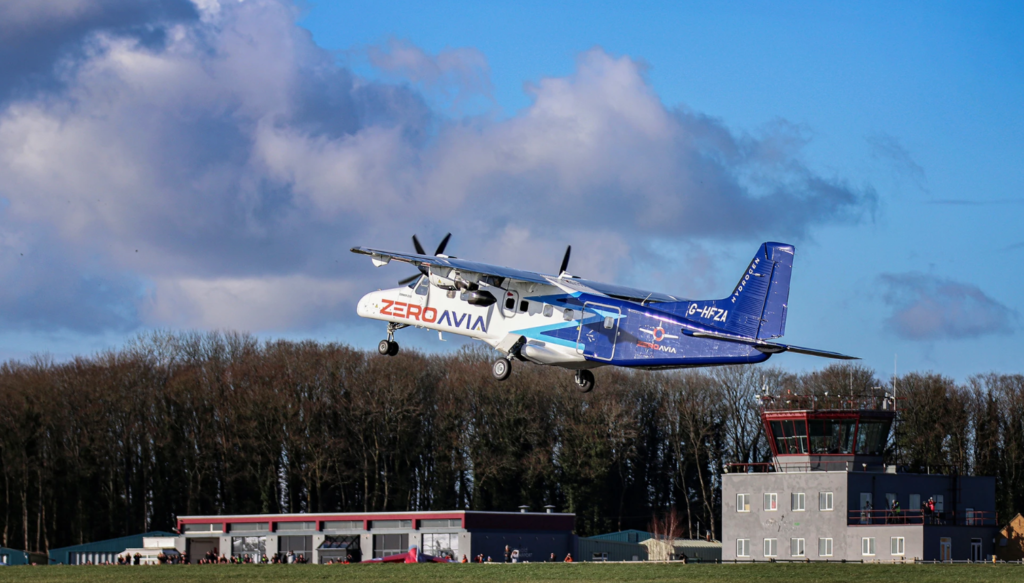 hydrogen electric plane