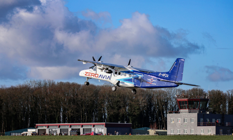 hydrogen electric plane