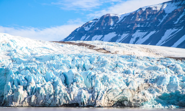 Melting glaciers