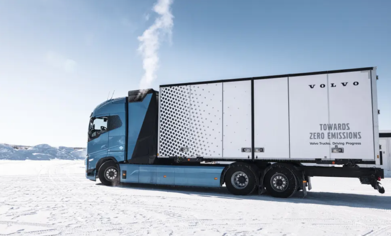 hydrogen-powered electric trucks