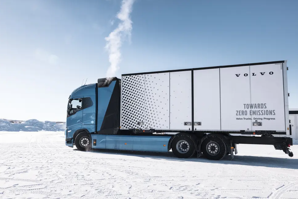 hydrogen-powered electric trucks