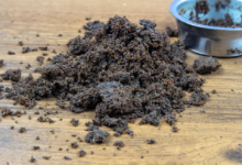 Recycling of coffee grounds