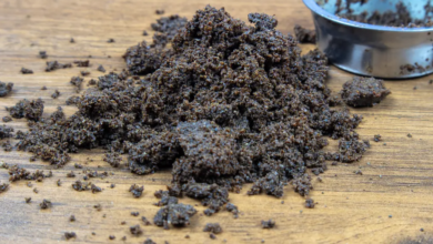 Recycling of coffee grounds