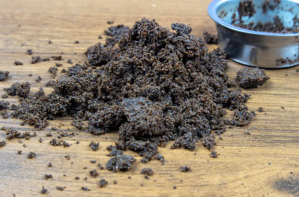 Recycling of coffee grounds