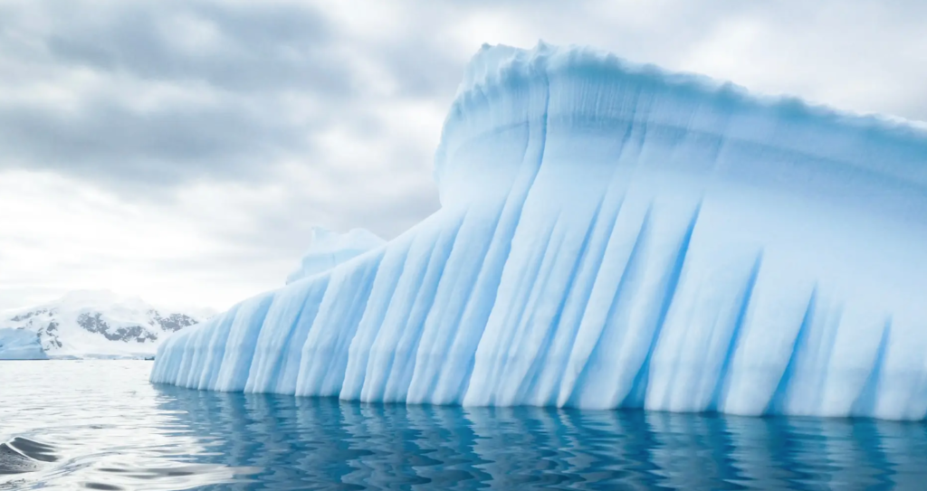 Melting of the ice sheet
