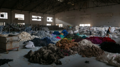 exports of used clothing